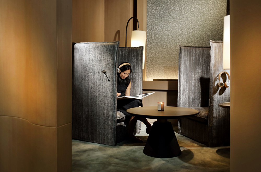 Find a quiet moment in the music corner